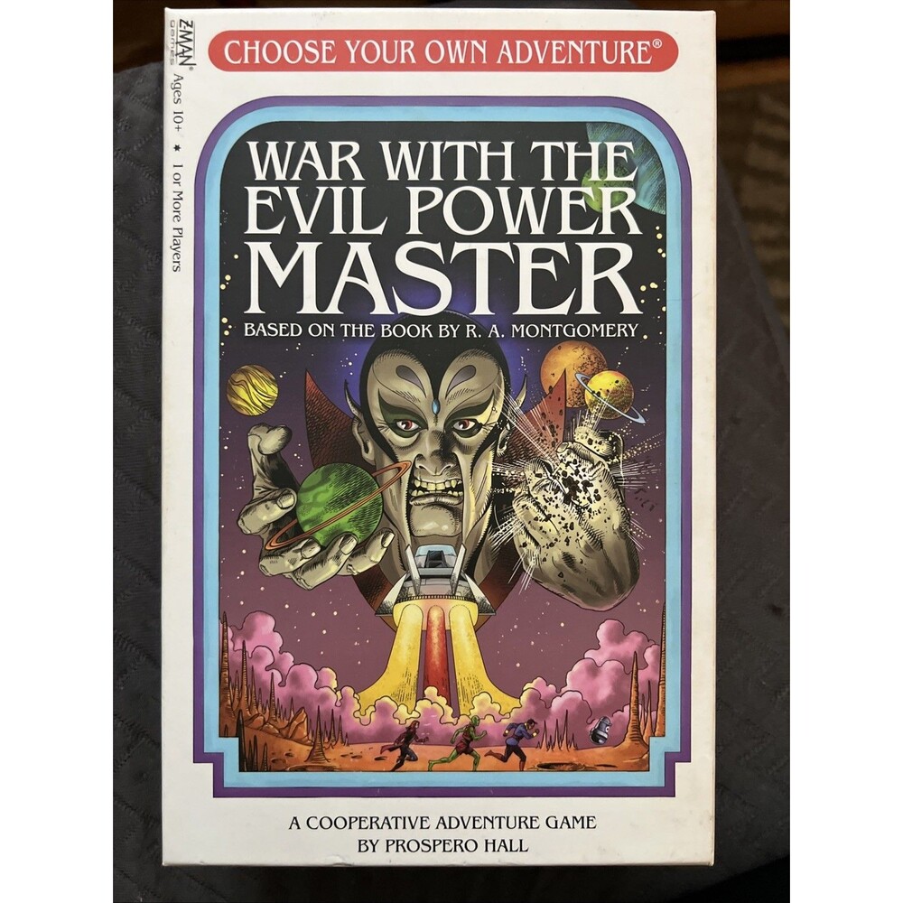 War With The Evil Power Master "Choose Your Own Adventure" Game Brand New Sealed